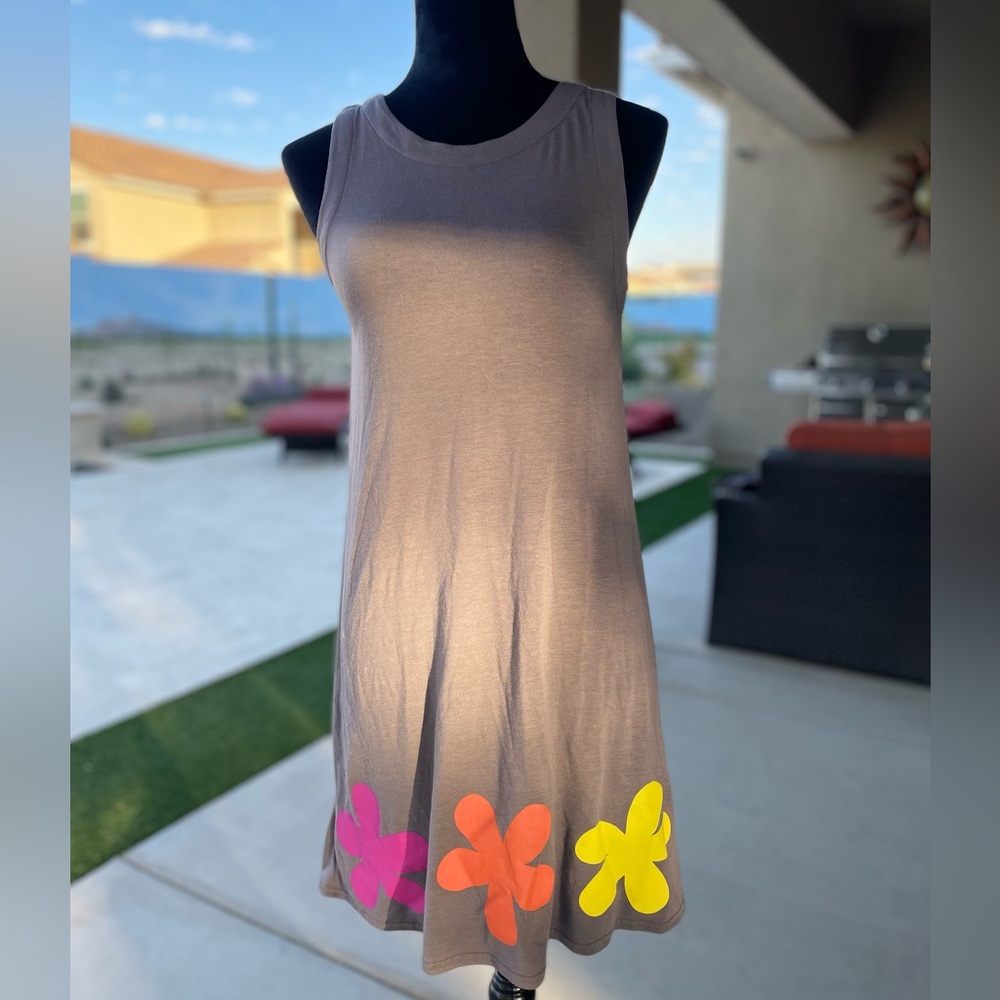 Derek Heart Disco Flowers Mini Dress size S